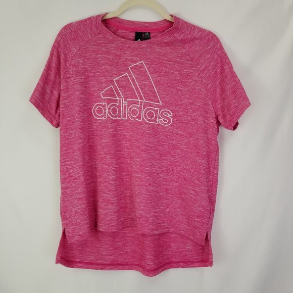 pink adidas tops womens